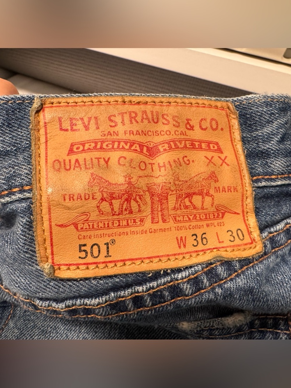 Levi's 501 Men’s Straight Jeans in Blue